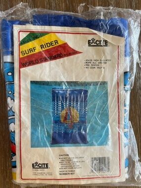 Excite 1987 “Surf Rider" inflatable pool 45 X 29
